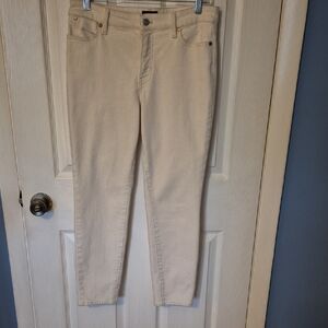 Talbots Women's Cream Ankle Jeans